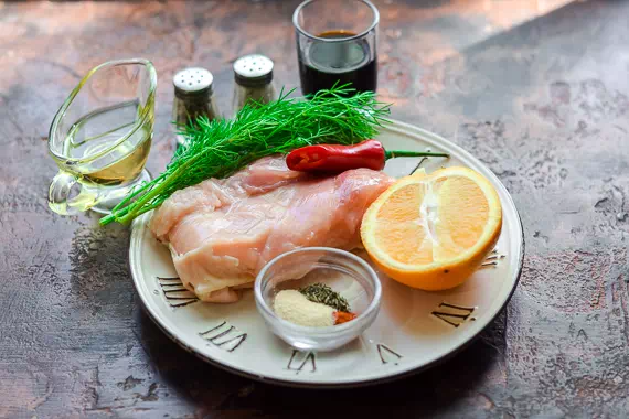 куриное филе в маринаде на сковороде рецепт фото 1